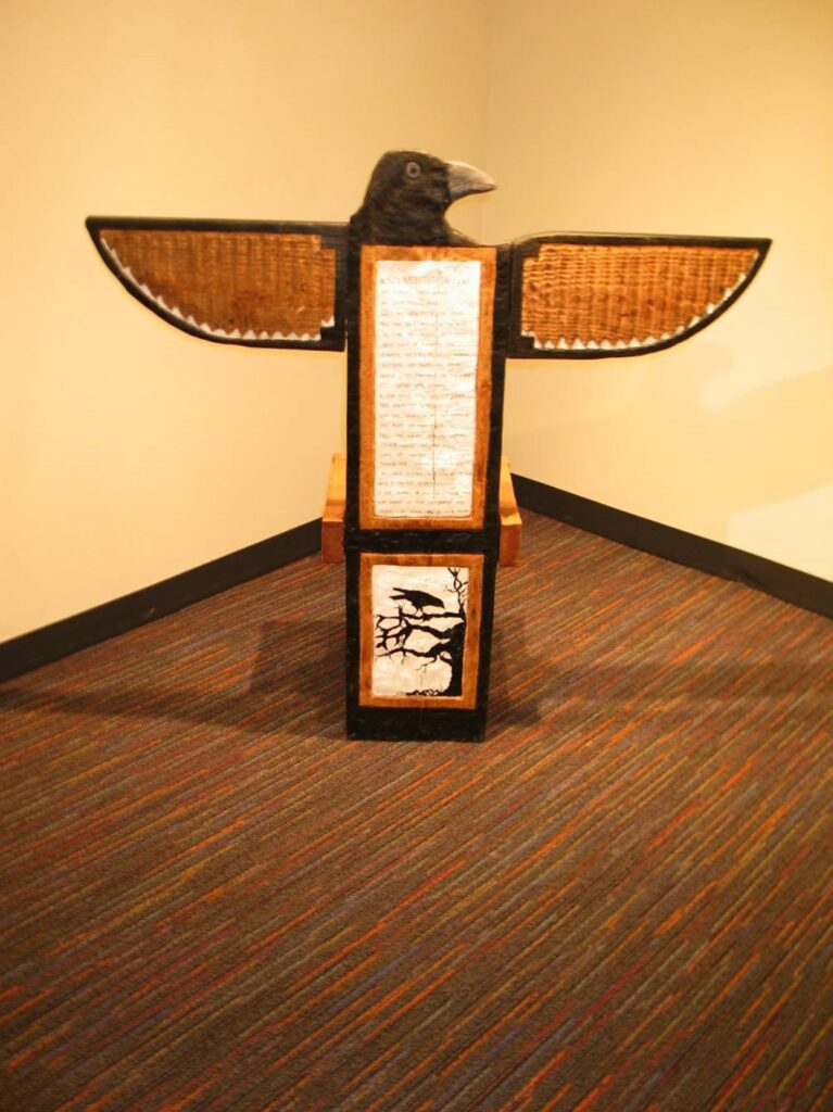 Back View of the Winged Meditation Chair