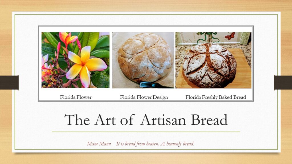 Flower Designs for artisan bread