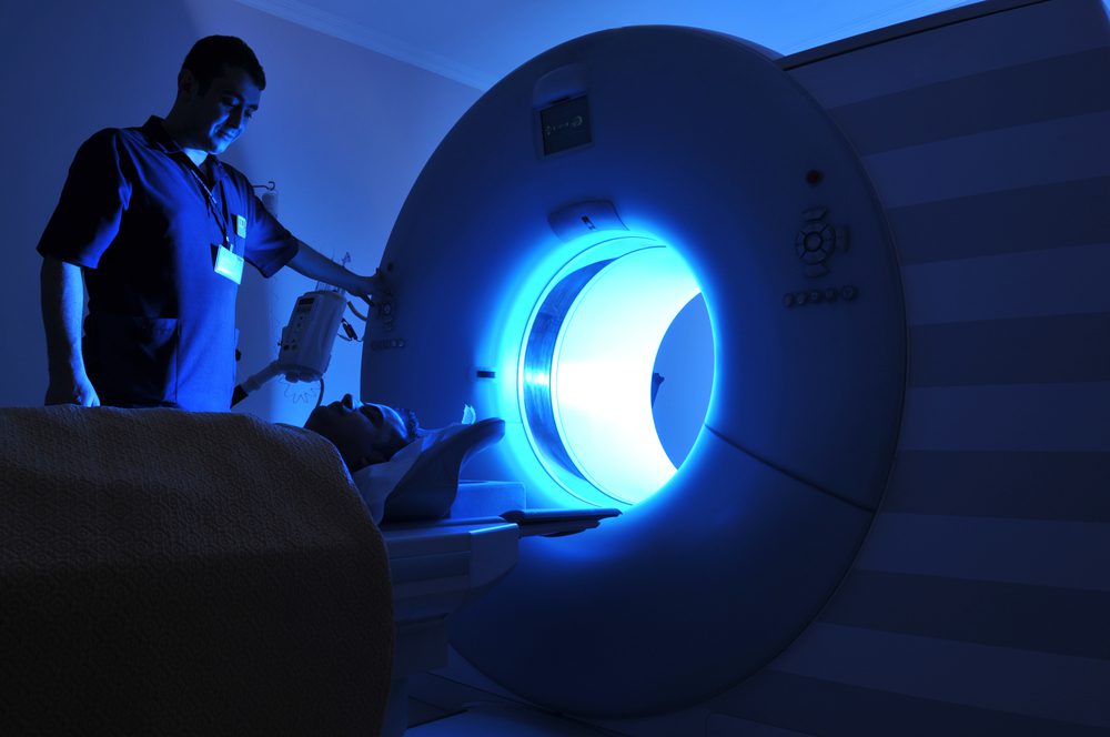 A time to practice meditation - while entering an MRI machine