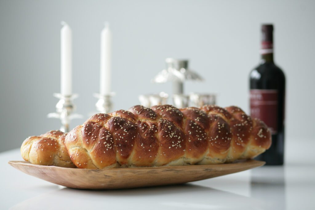 Grandmother's bread, challah, for the Sabbath
