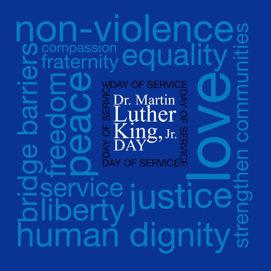 Visualizing a great man like Martin Lucher King with descriptive words