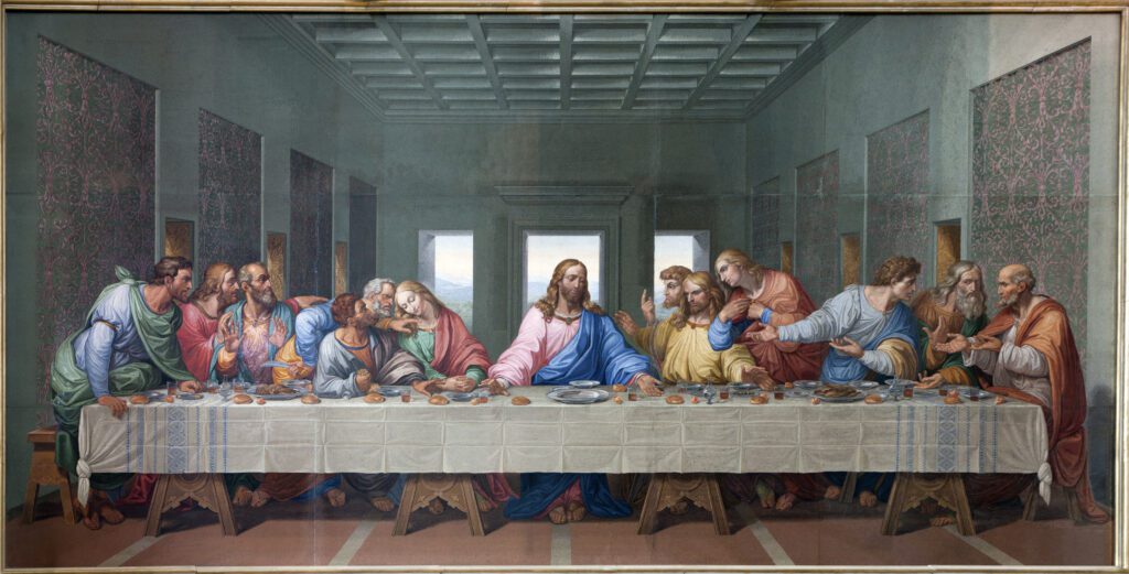 What is real love?  The 12 rays of love are revealed in Da Vinci's depiction of 12 disciples.